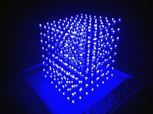 LED cube 8x8x8